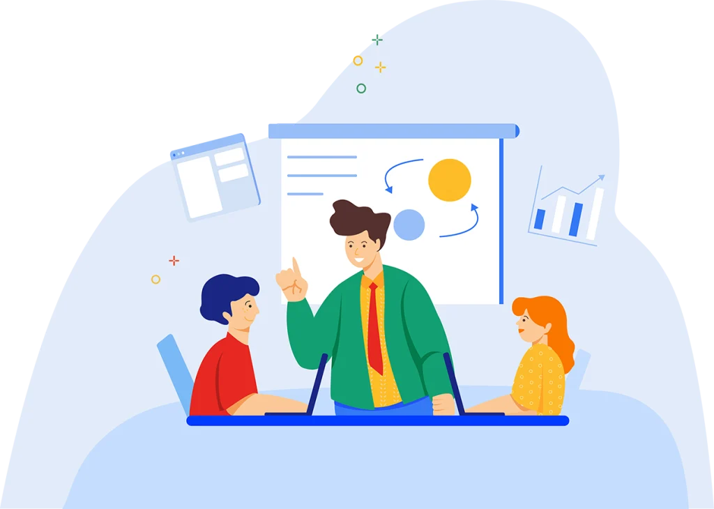 Team bespricht PIM und Customer Experience