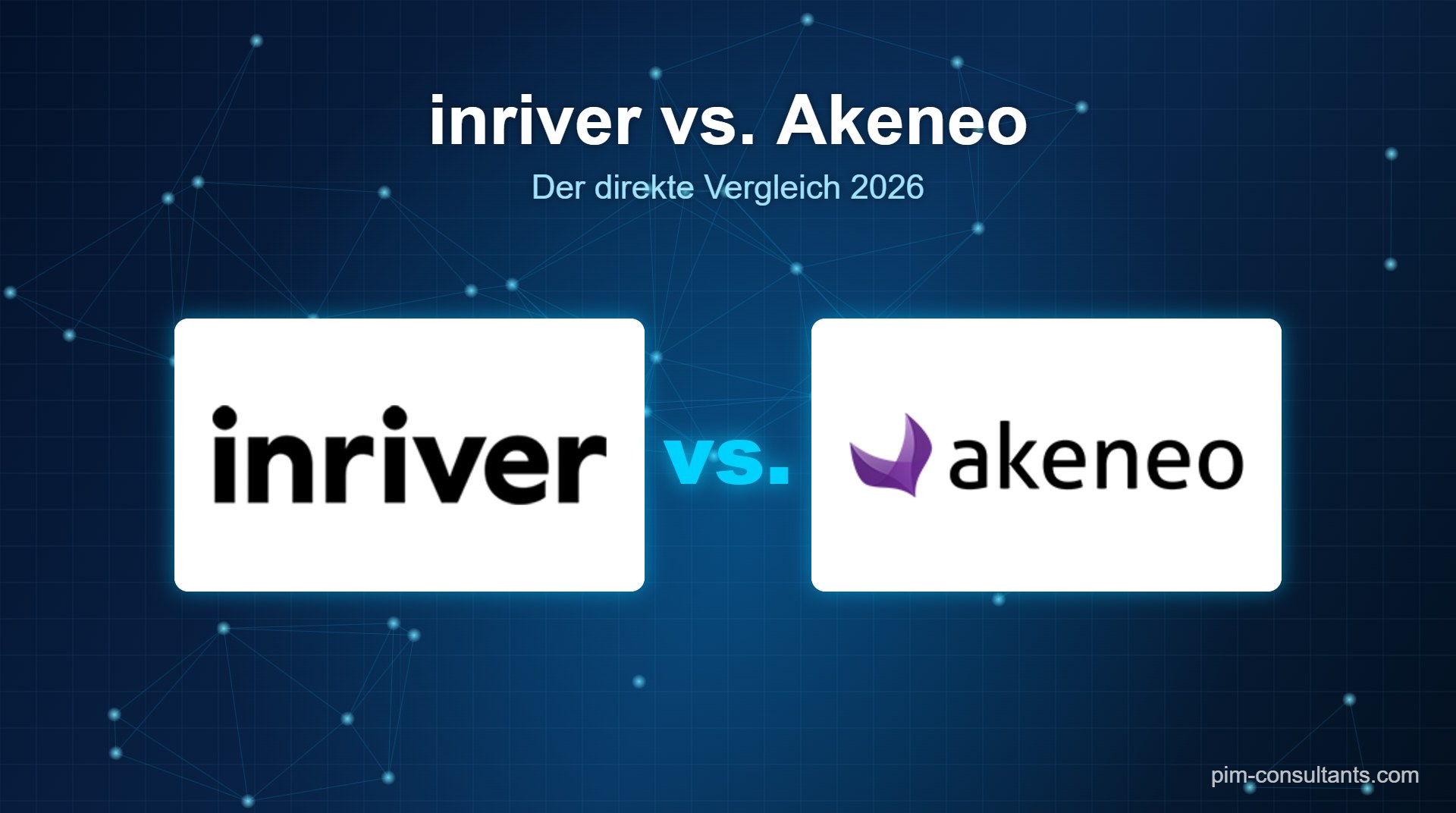 inriver vs. Akeneo im Vergleich