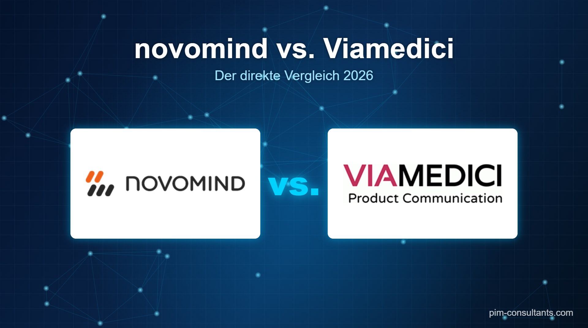 novomind iPIM vs. Viamedici im Vergleich