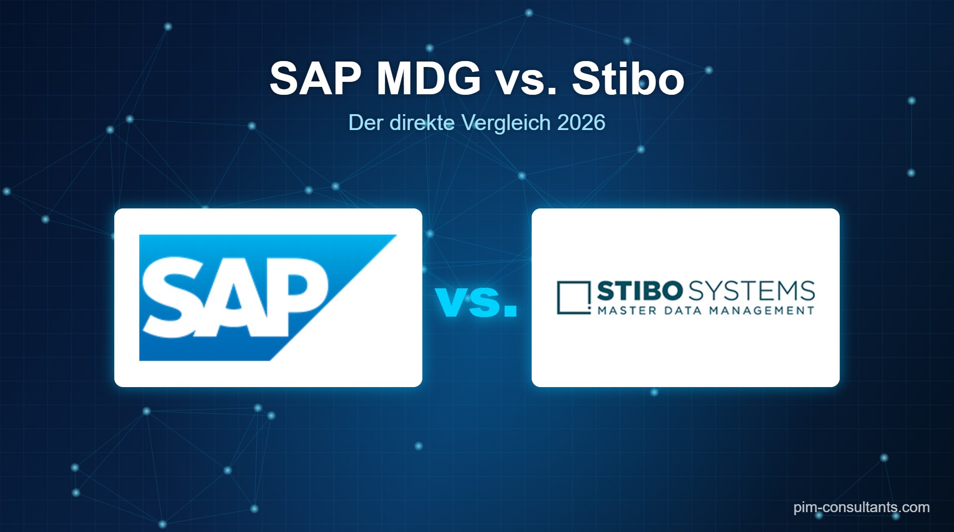 SAP MDG vs. Stibo Systems im Vergleich